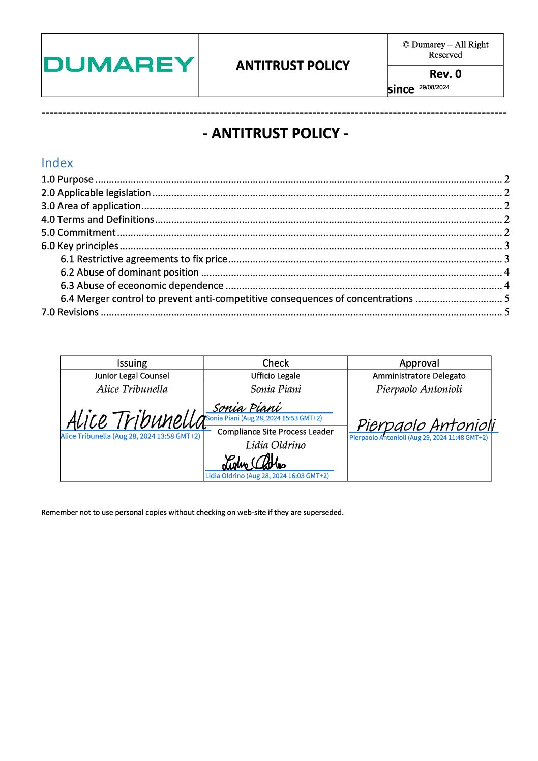 Antitrust Policy - Dumarey ENG